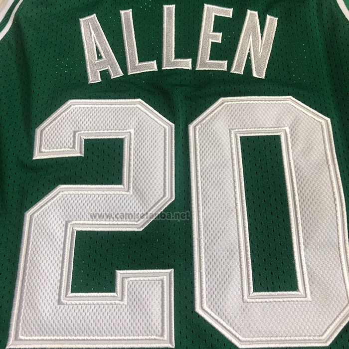 Camiseta Boston Celtics Ray Allen #20 Mitchell & Ness 1996-97 Verde